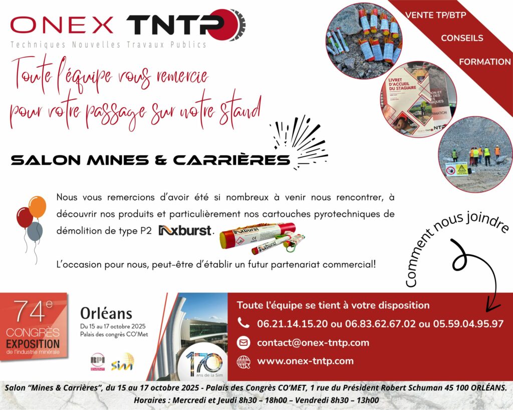 Remerciements Mines et Carrieres