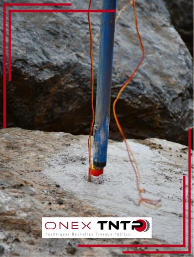 implantation d'une cartouche pyrotechnique de type P2 